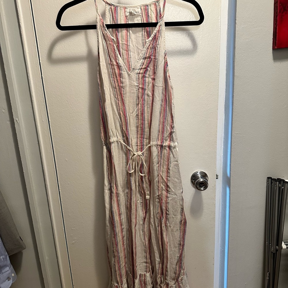 Ankle length spaghetti strap beach cover up